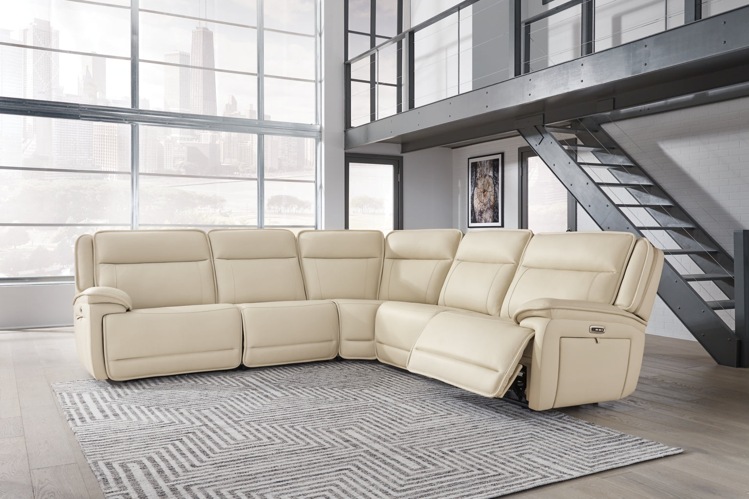 Double Deal Power Reclining Loveseat Sectional Set