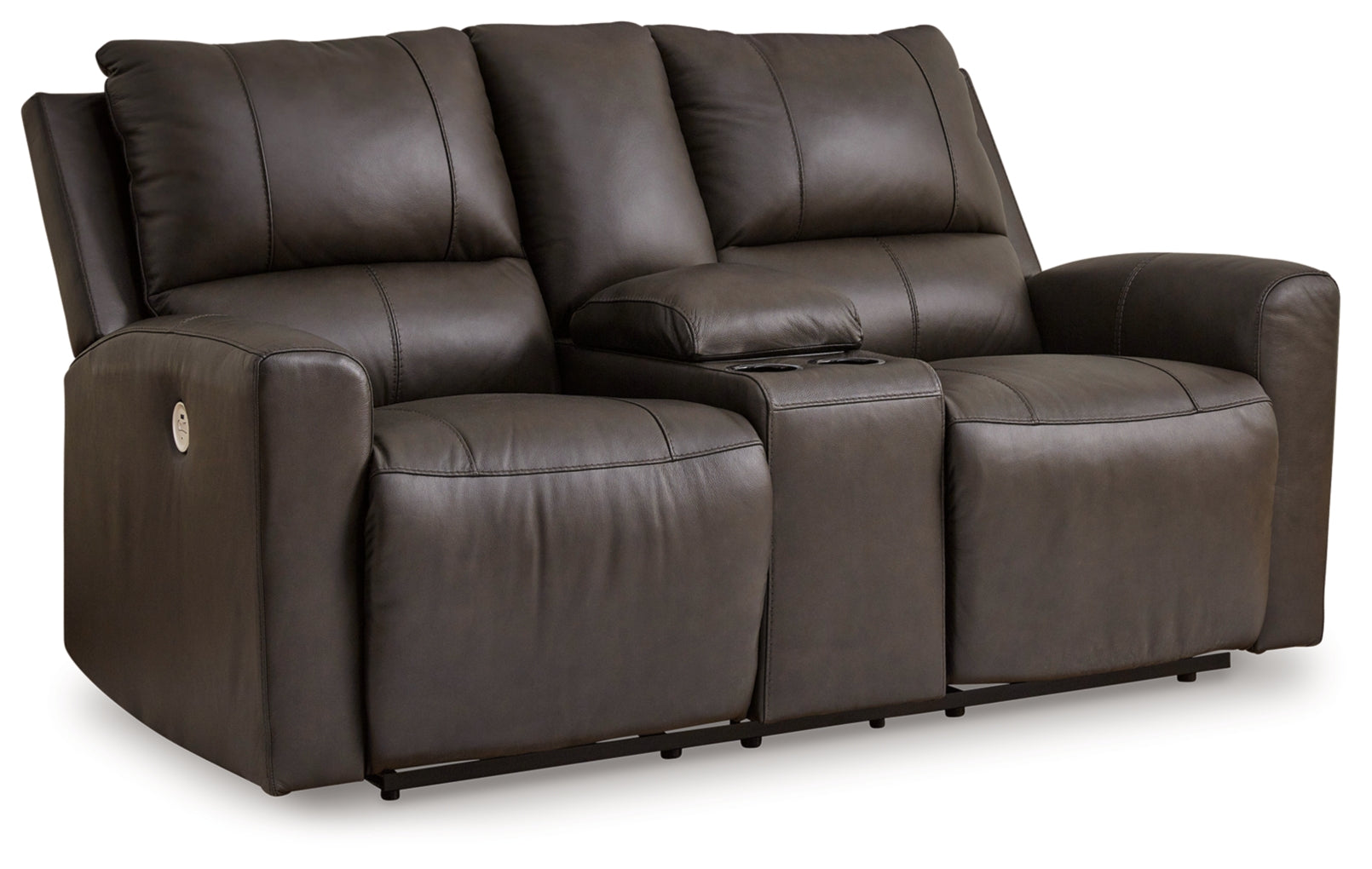 Boxmere DBL Reclining Power Loveseat w/Console