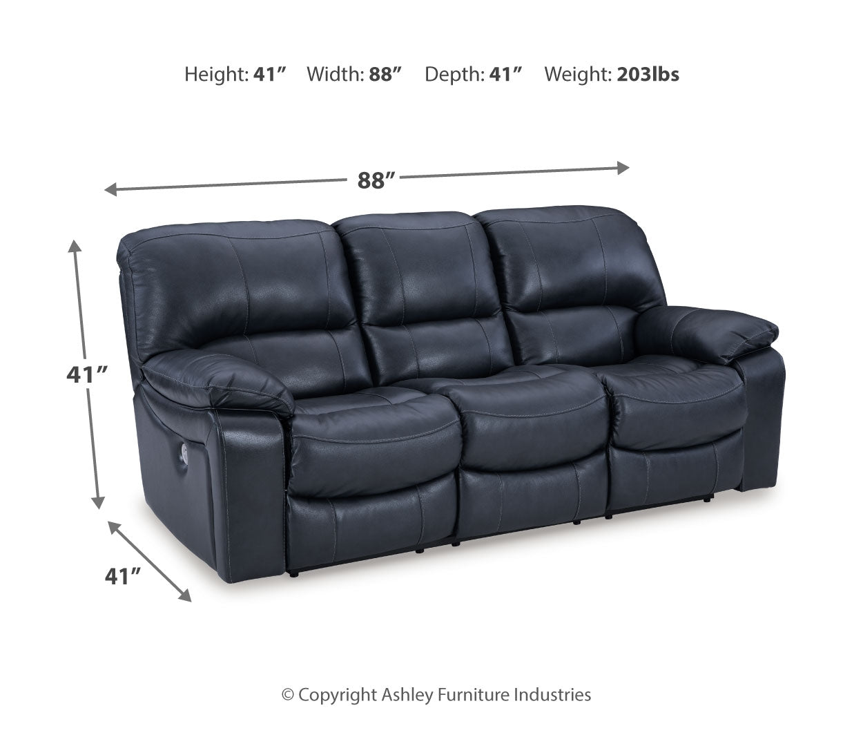 Leesworth Reclining Power Sofa