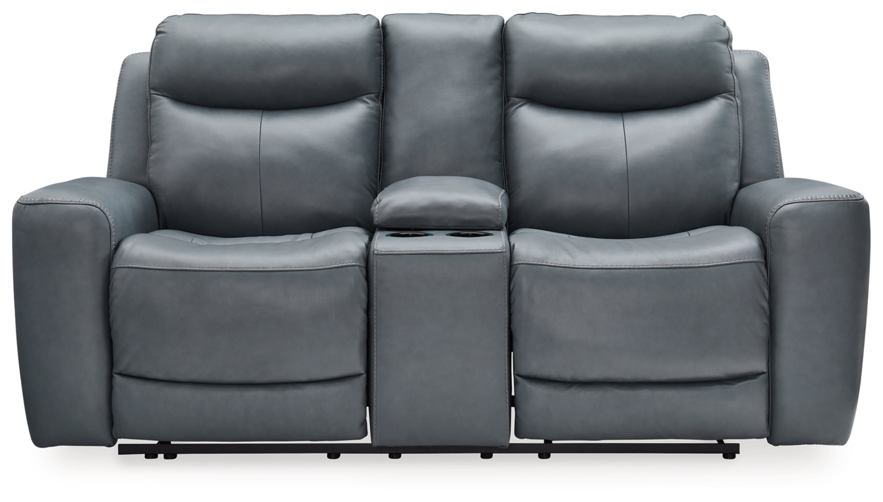 Mindanao Power Reclining Loveseat/Console/Adjustable Headrest