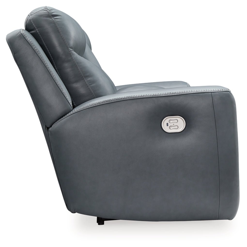 Mindanao Power Reclining Loveseat/Console/Adjustable Headrest