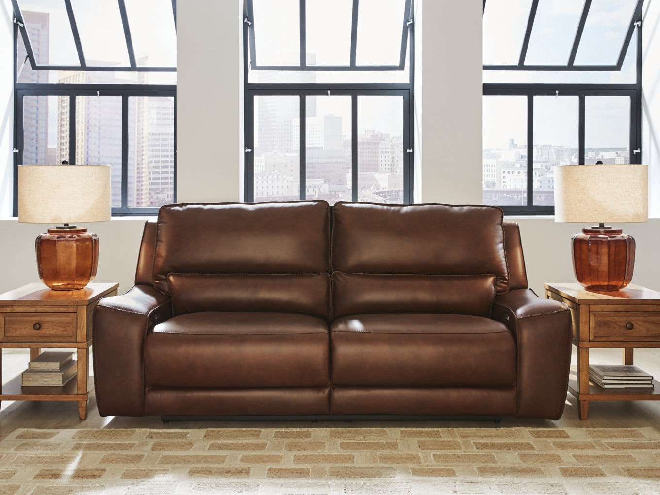 Silverbrooke 2 Seat Power Reclining Sofa Adjustable HDREST