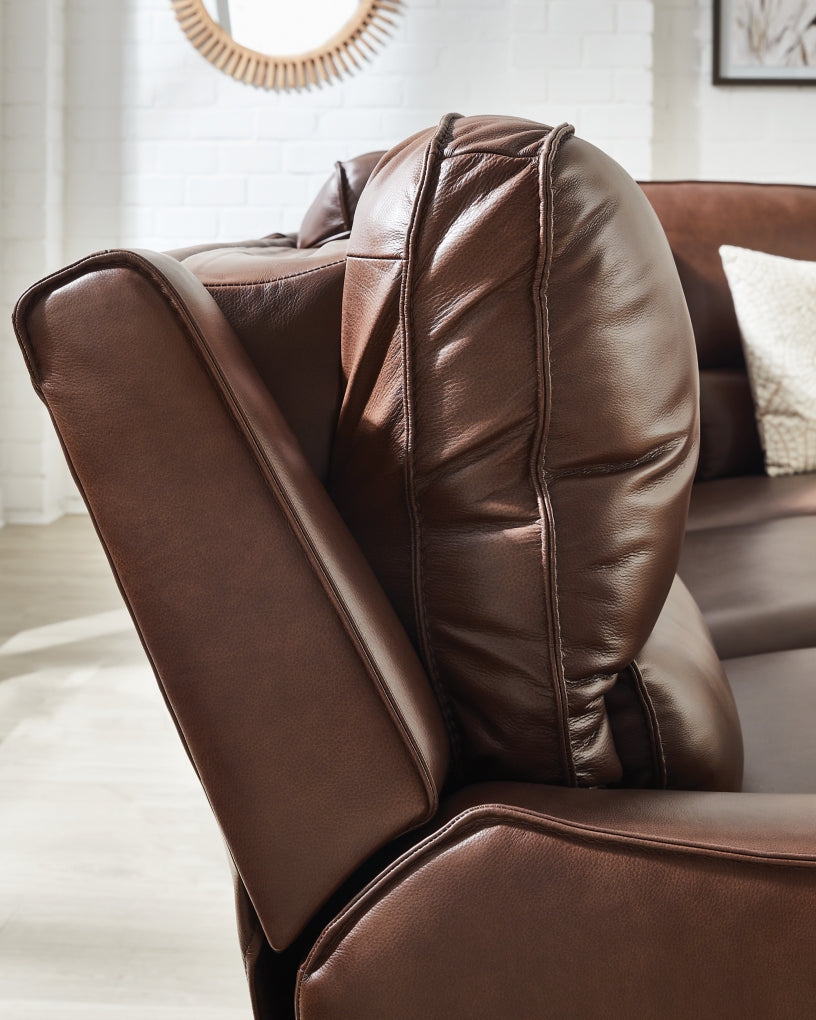 Silverbrooke 6-Piece Reclining Sectional with Storage Console
