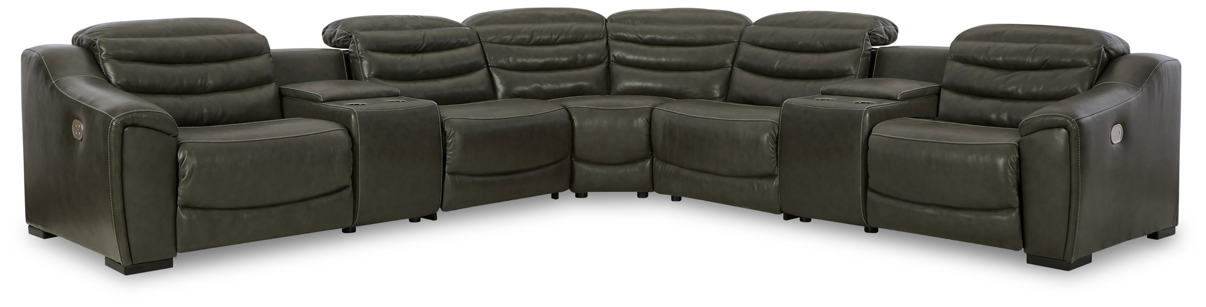 Center Line 4-Piece Power Reclining Sectional