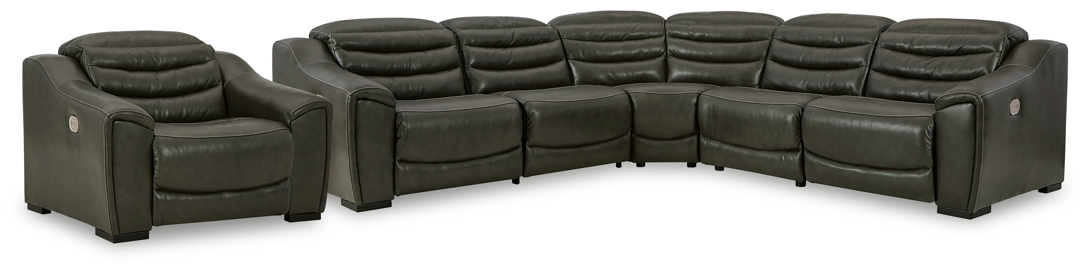 Center Line 4-Piece Power Reclining Sectional