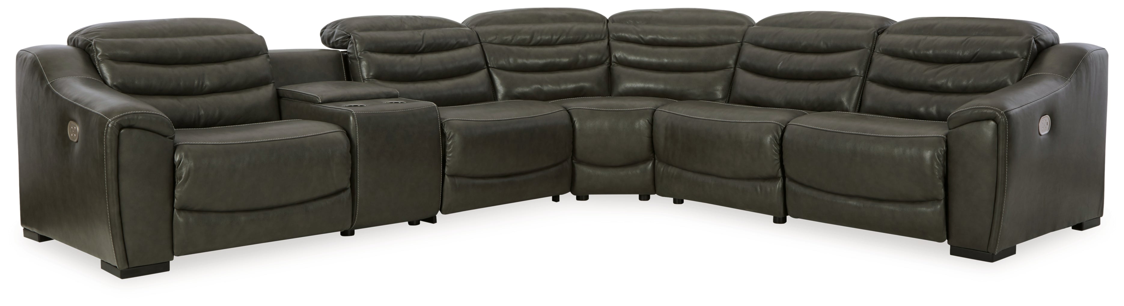 Center Line 4-Piece Power Reclining Sectional