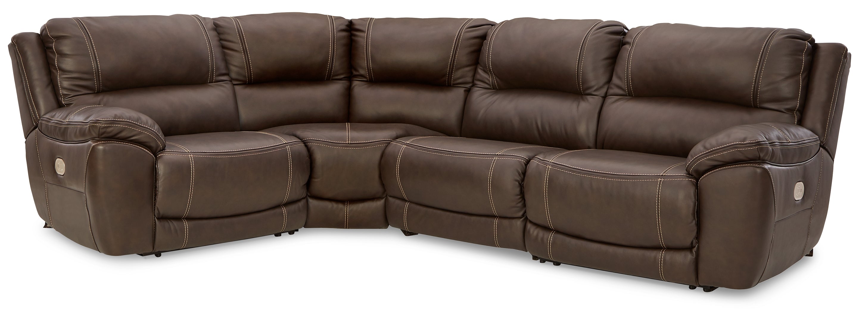 Dunleith 3-Piece Power Reclining Loveseat with Console