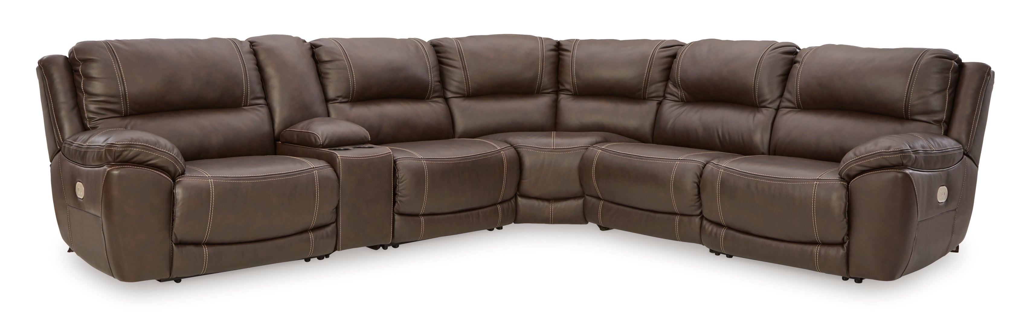 Dunleith 3-Piece Power Reclining Loveseat with Console