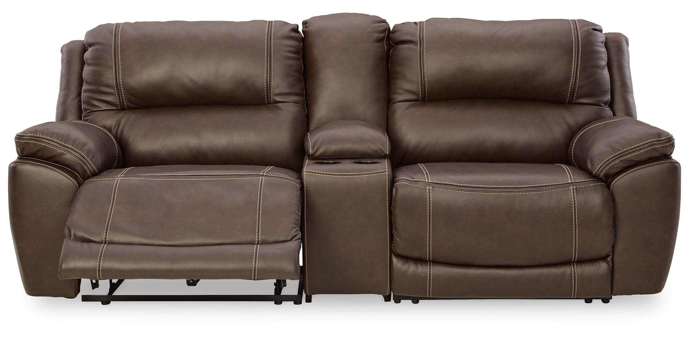 Dunleith 3-Piece Power Reclining Loveseat with Console