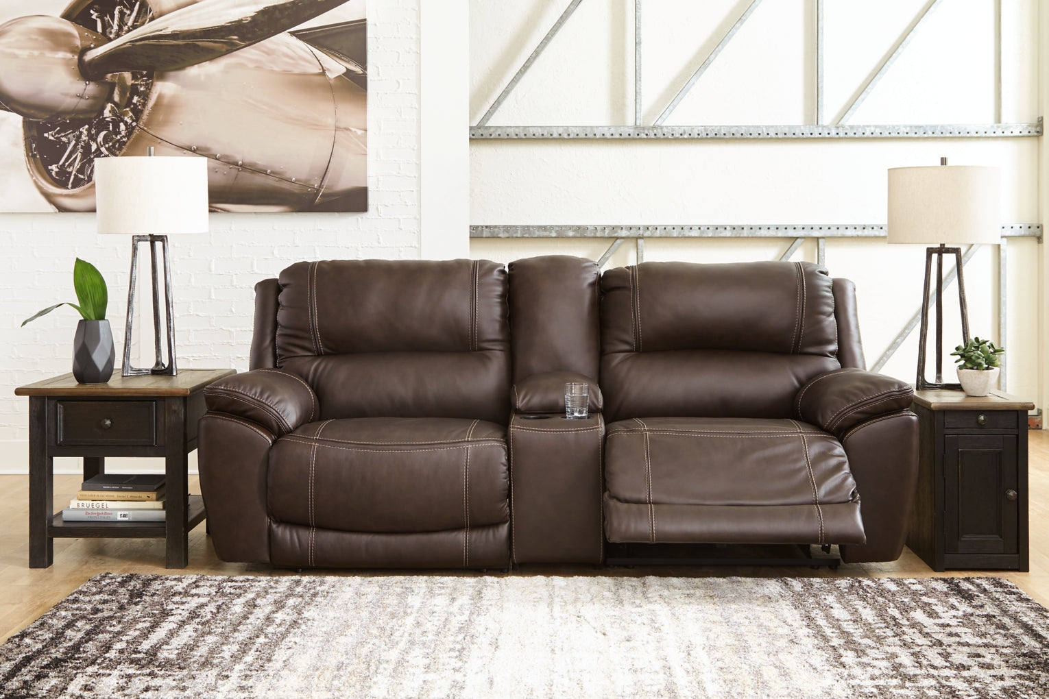 Dunleith Power Reclining Sectional