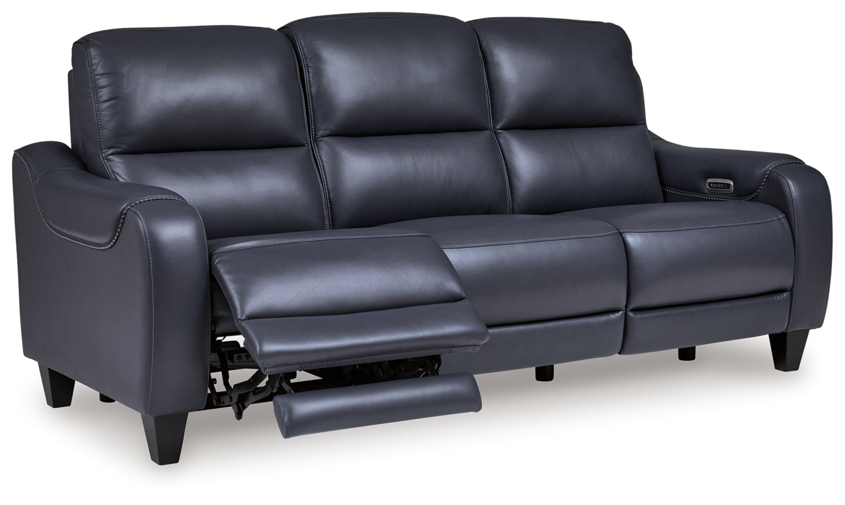 Mercomatic Power Reclining Sofa with Adjustable Headrest