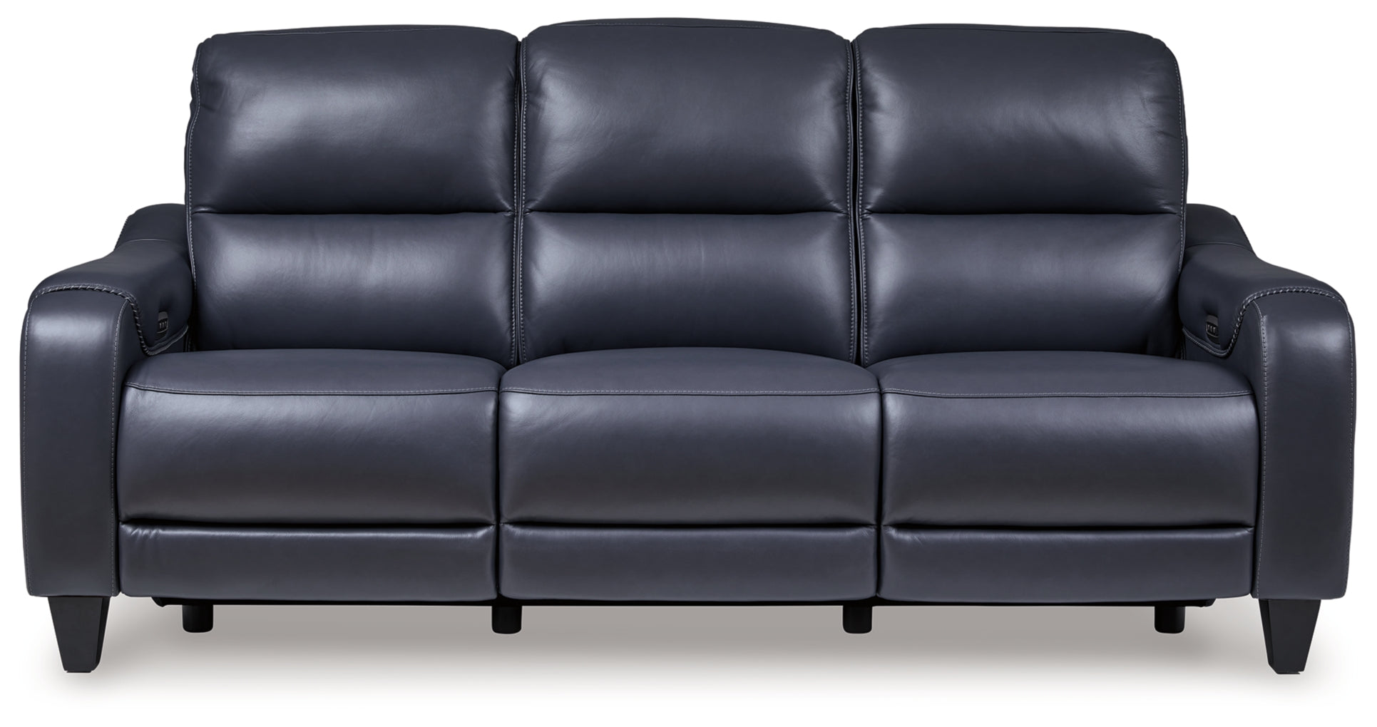 Mercomatic Power Reclining Sofa with Adjustable Headrest