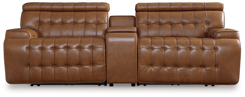 Temmpton Power Reclining Sectional Loveseat with Console image