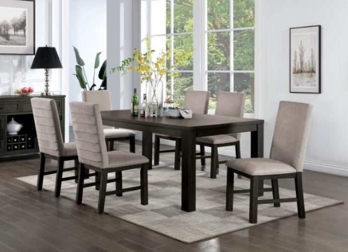 Umbria Antique Black & Gray Dining Chair (Set of 2)