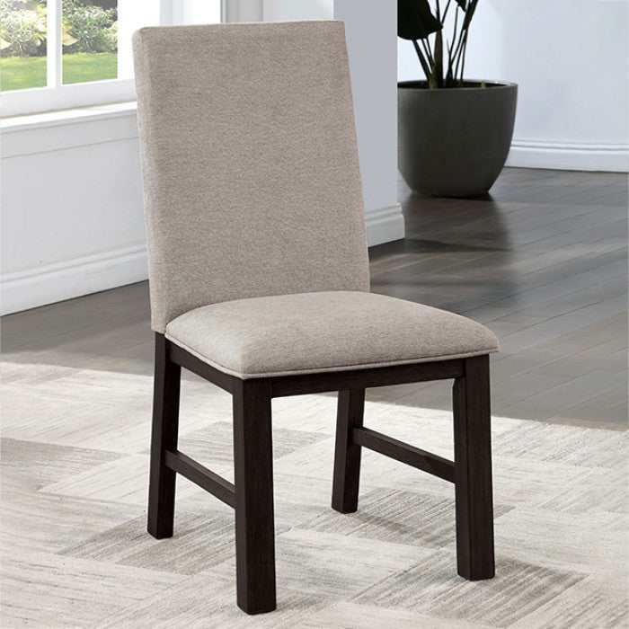 Umbria Antique Black & Gray Dining Room Set / 7pc