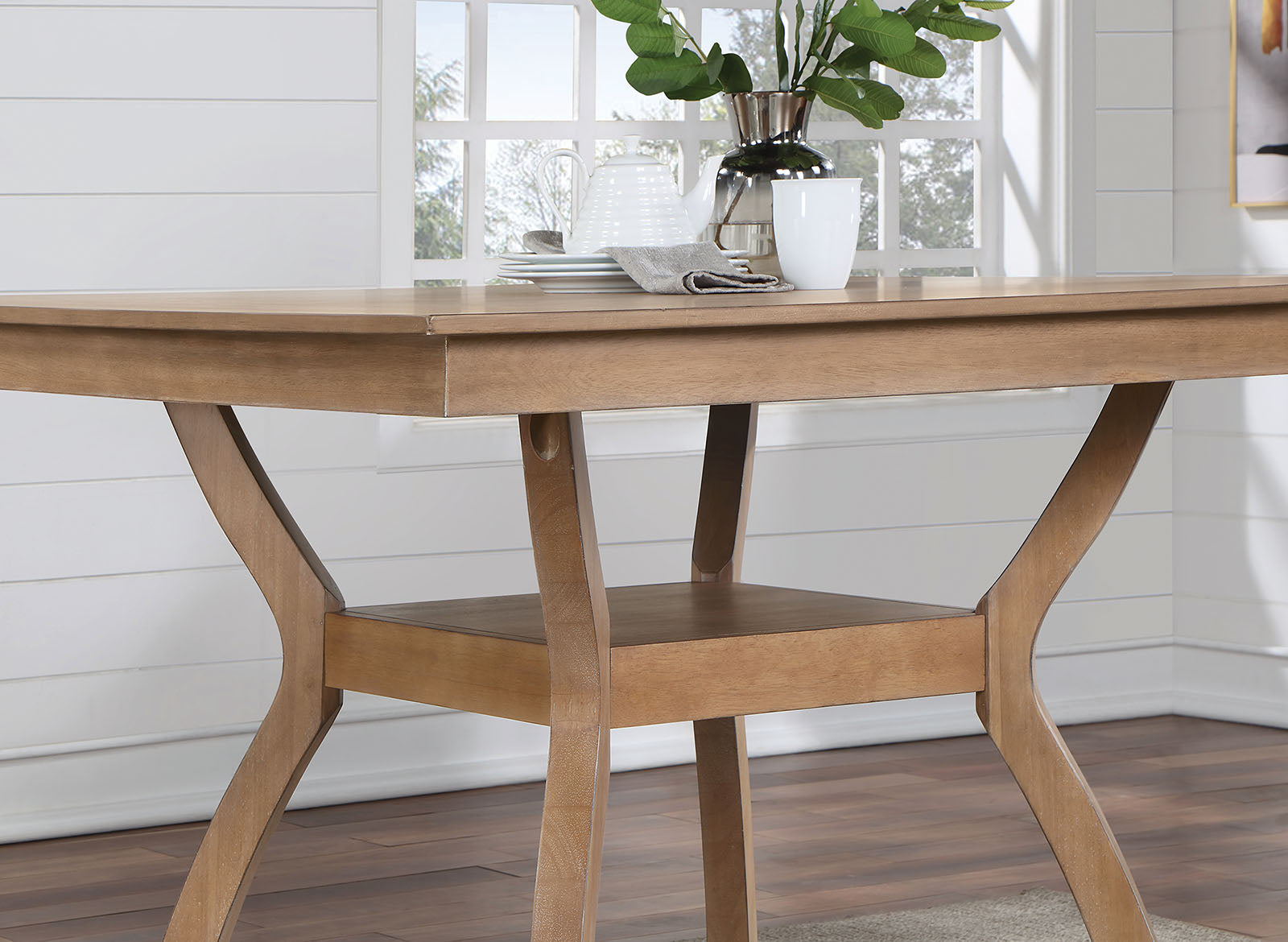 Upminster Natural Tone/Beige 7 Pc. Counter Height Table Set