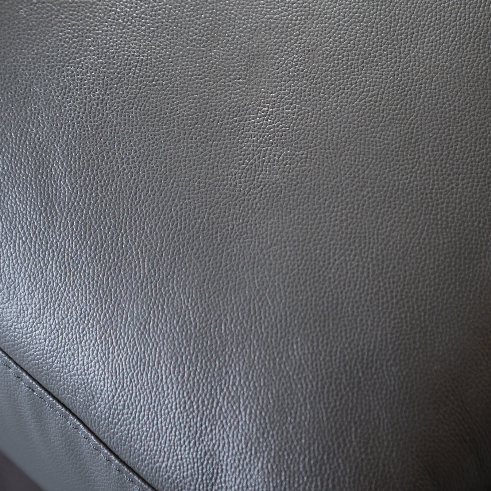 Vadso Dark Gray Leather Match Right Chaise Sectional