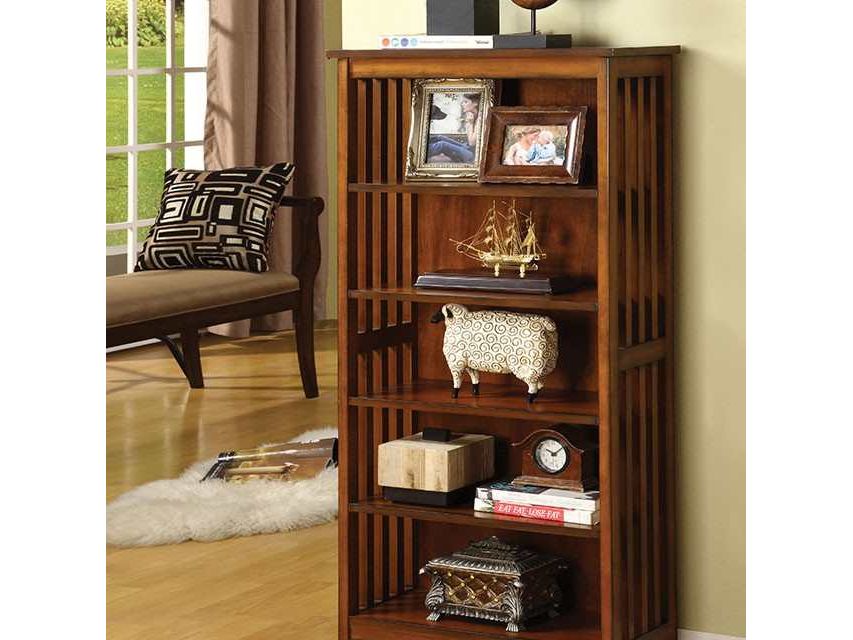 Valencia Antique Oak Media Shelf