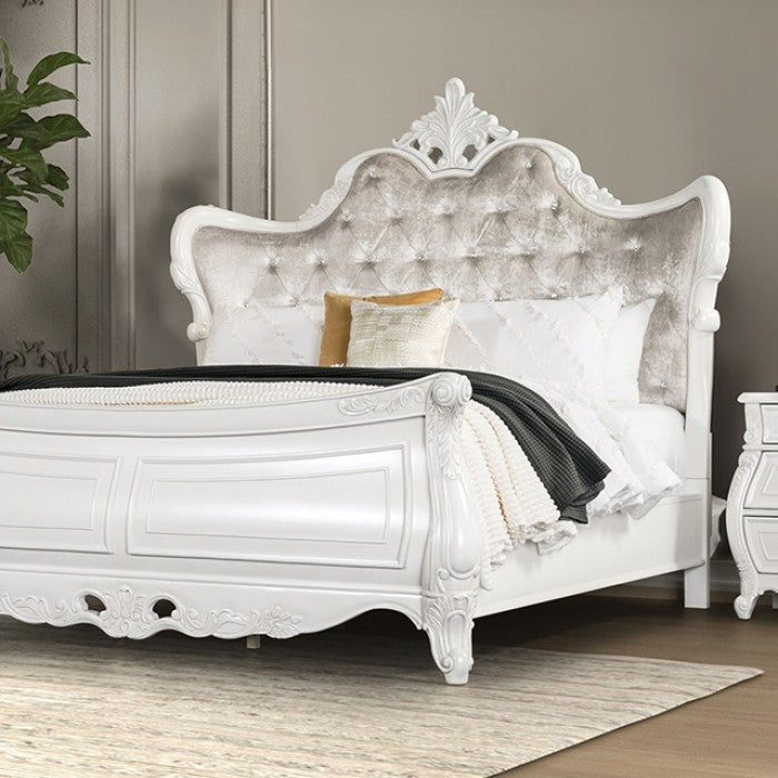 Valentini White 4 Pc. Queen Bedroom Set