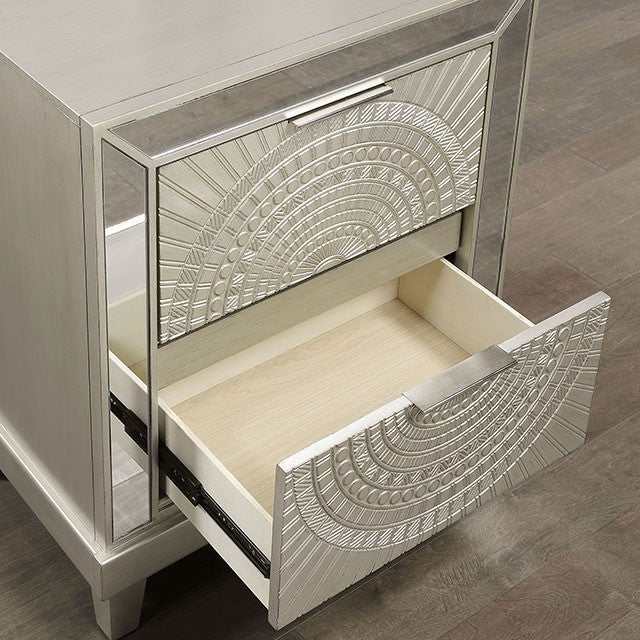 Valletta Champagne Nightstand