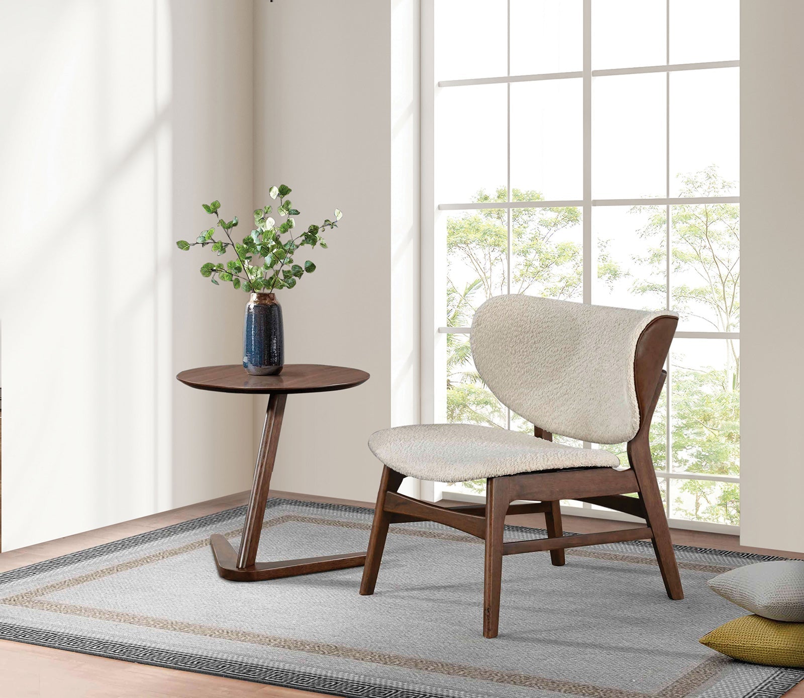 Vardo Walnut Side Table