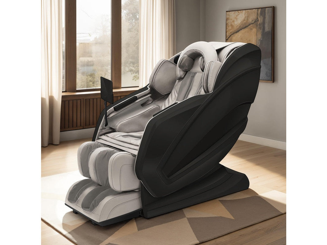 Vellurest Black/Gray Massage Chair