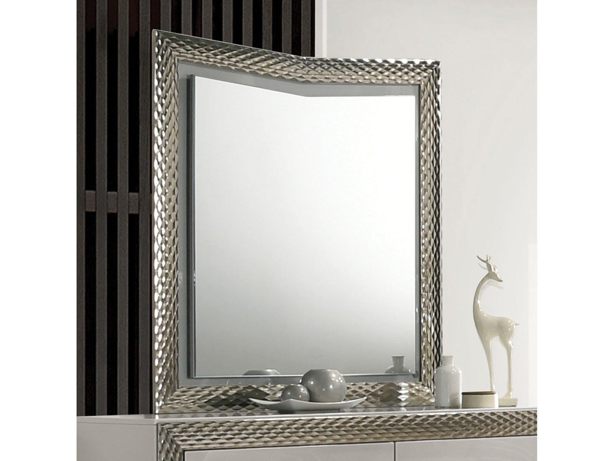 Ventnor Gray Mirror