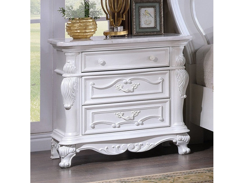 Ventresca White Nightstand