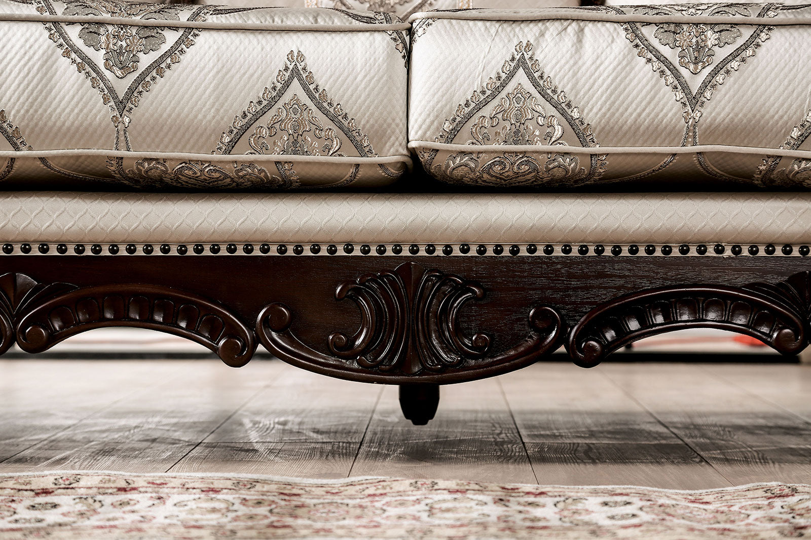 Veracruz Dark Cherry/Beige Sofa