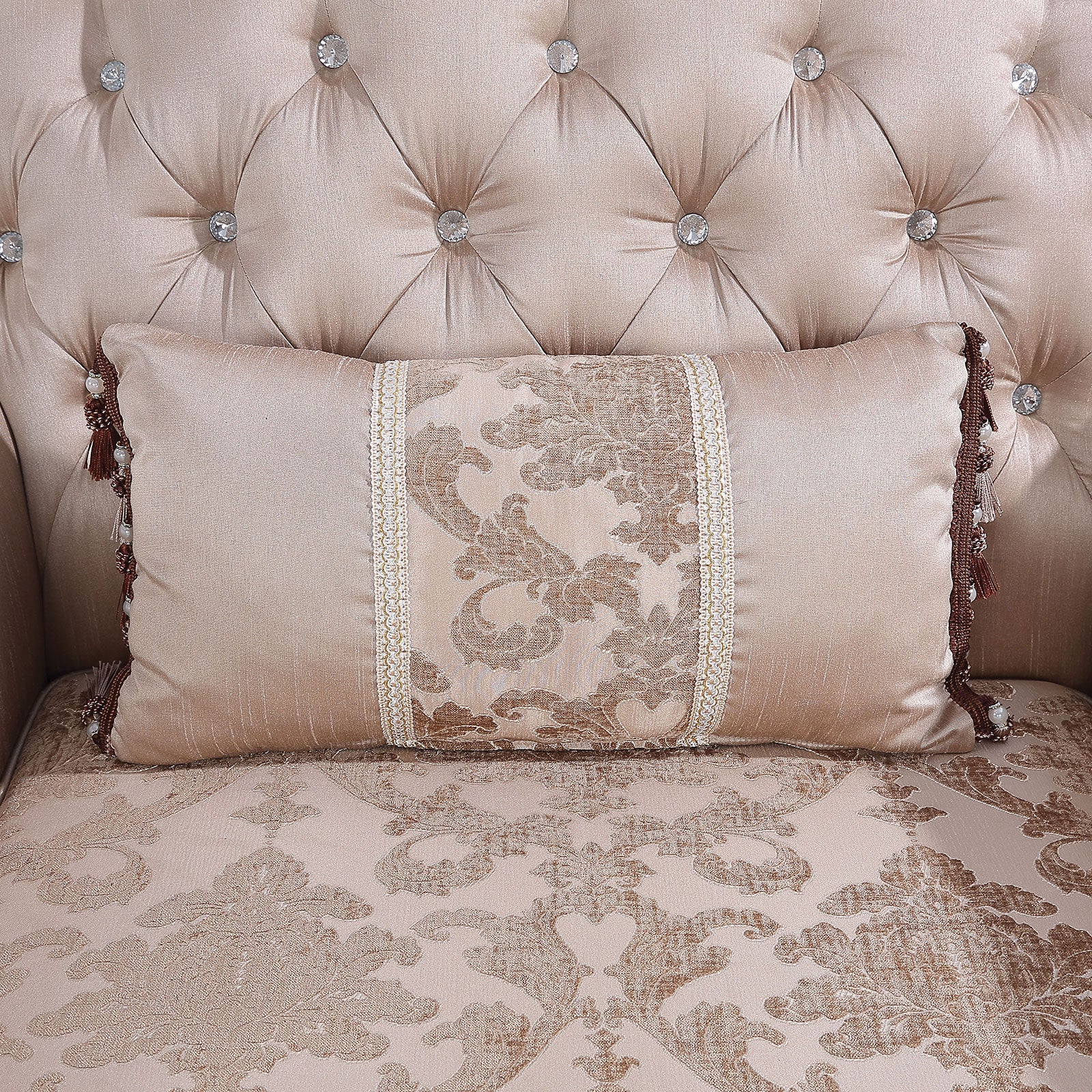 Veracruz Dark Cherry/Light Brown Loveseat