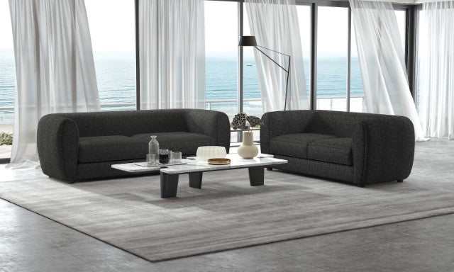 Verdal Black Loveseat