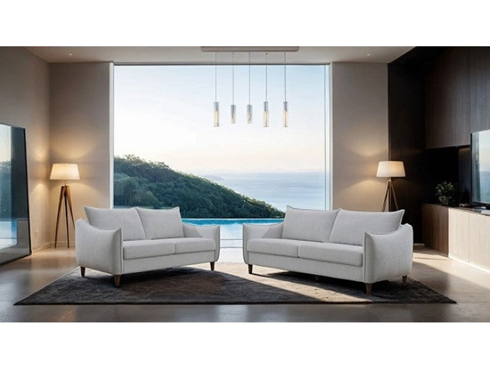 Vermon Light Gray Sofa & Loveseat