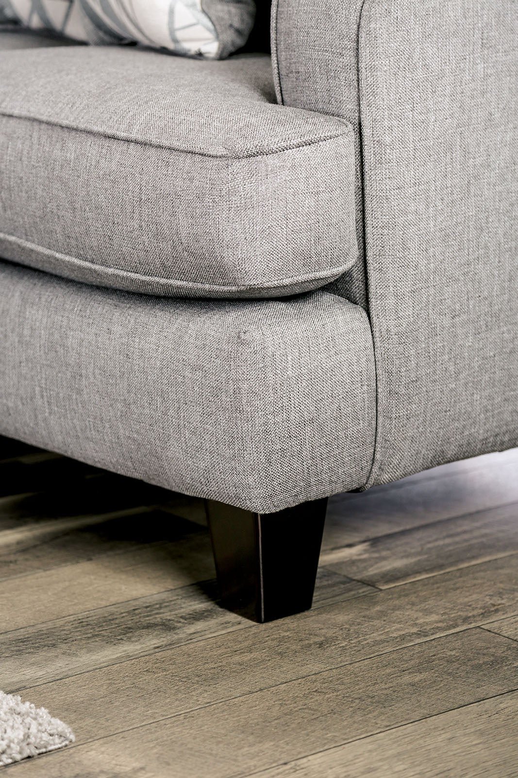 Verne Bluish Gray Sofa & Loveseat