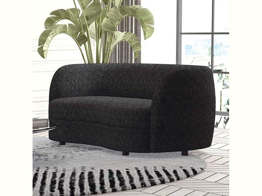 Versoix Black Loveseat