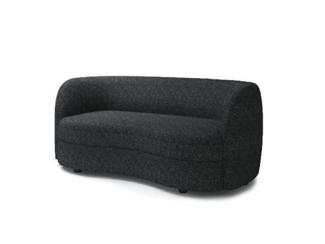 Versoix Black Loveseat