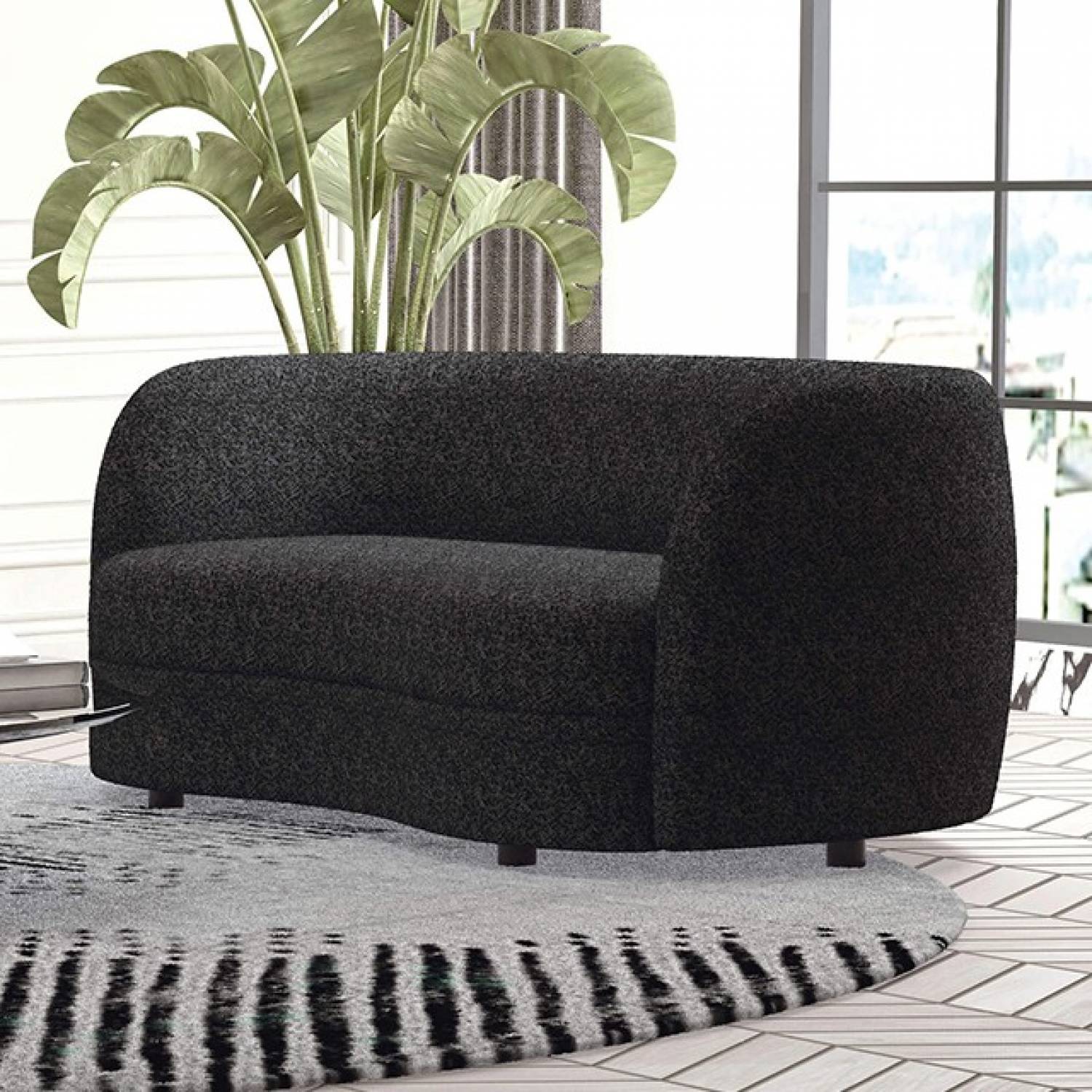 Versoix Black Sofa & Loveseat