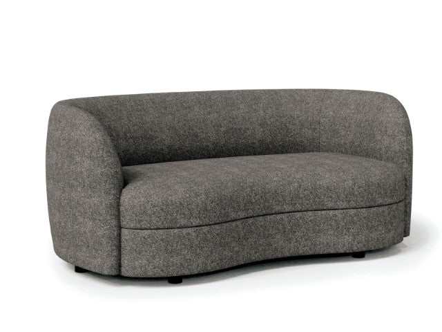 Versoix Charcoal Gray Loveseat