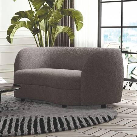 Versoix Charcoal Gray Sofa & Loveseat