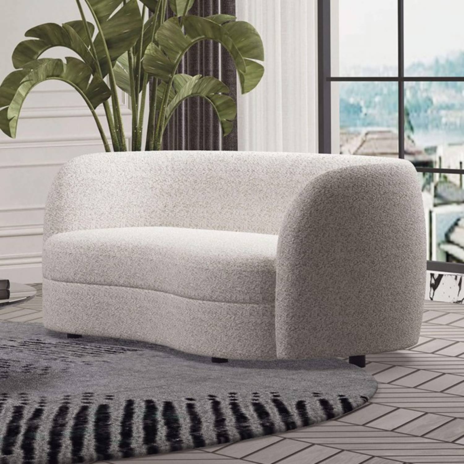 Versoix Off-White Sofa & Loveseat