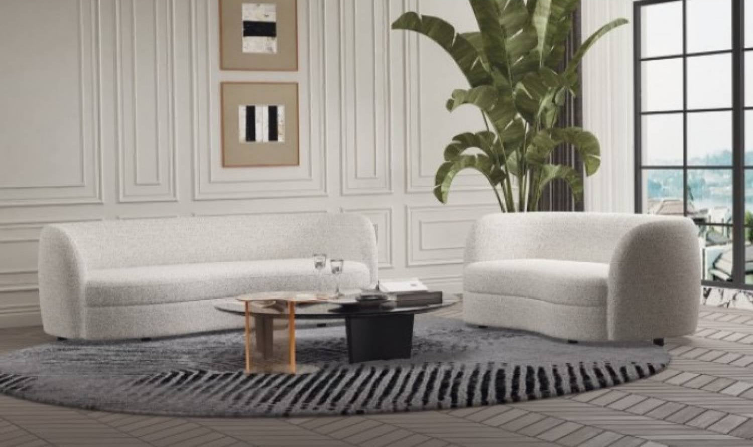 Versoix Off-White Sofa