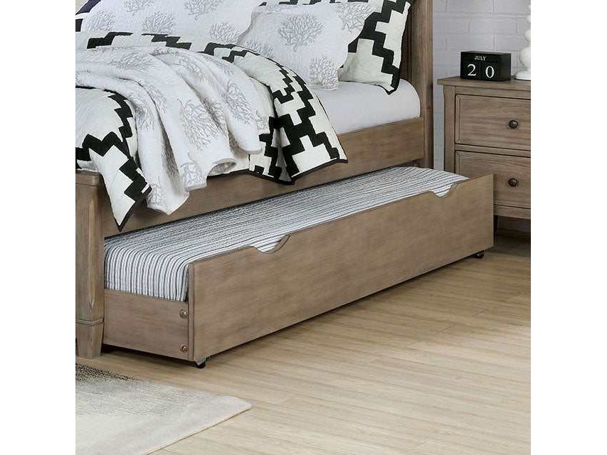 Vevey Wire-Brushed Warm Gray Trundle/Drawer