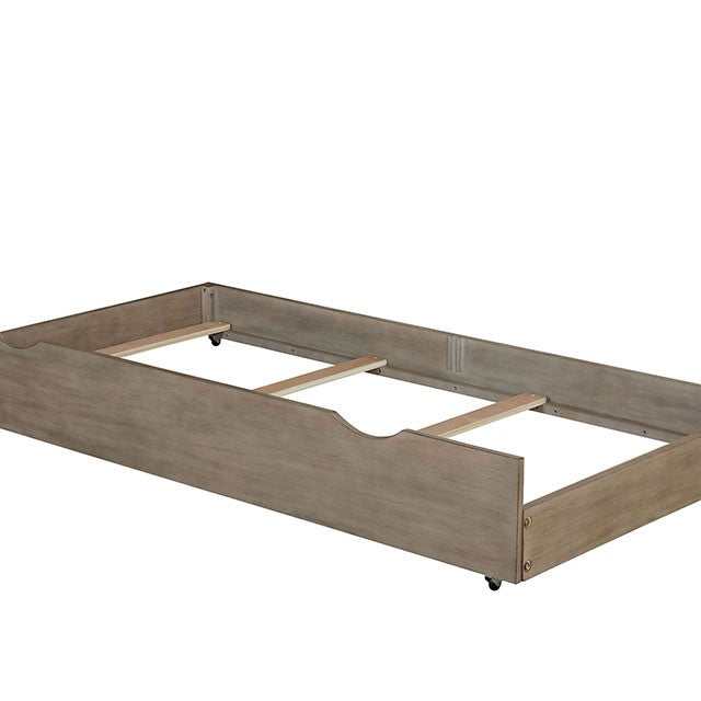 Vevey Wire-Brushed Warm Gray Trundle/Drawer