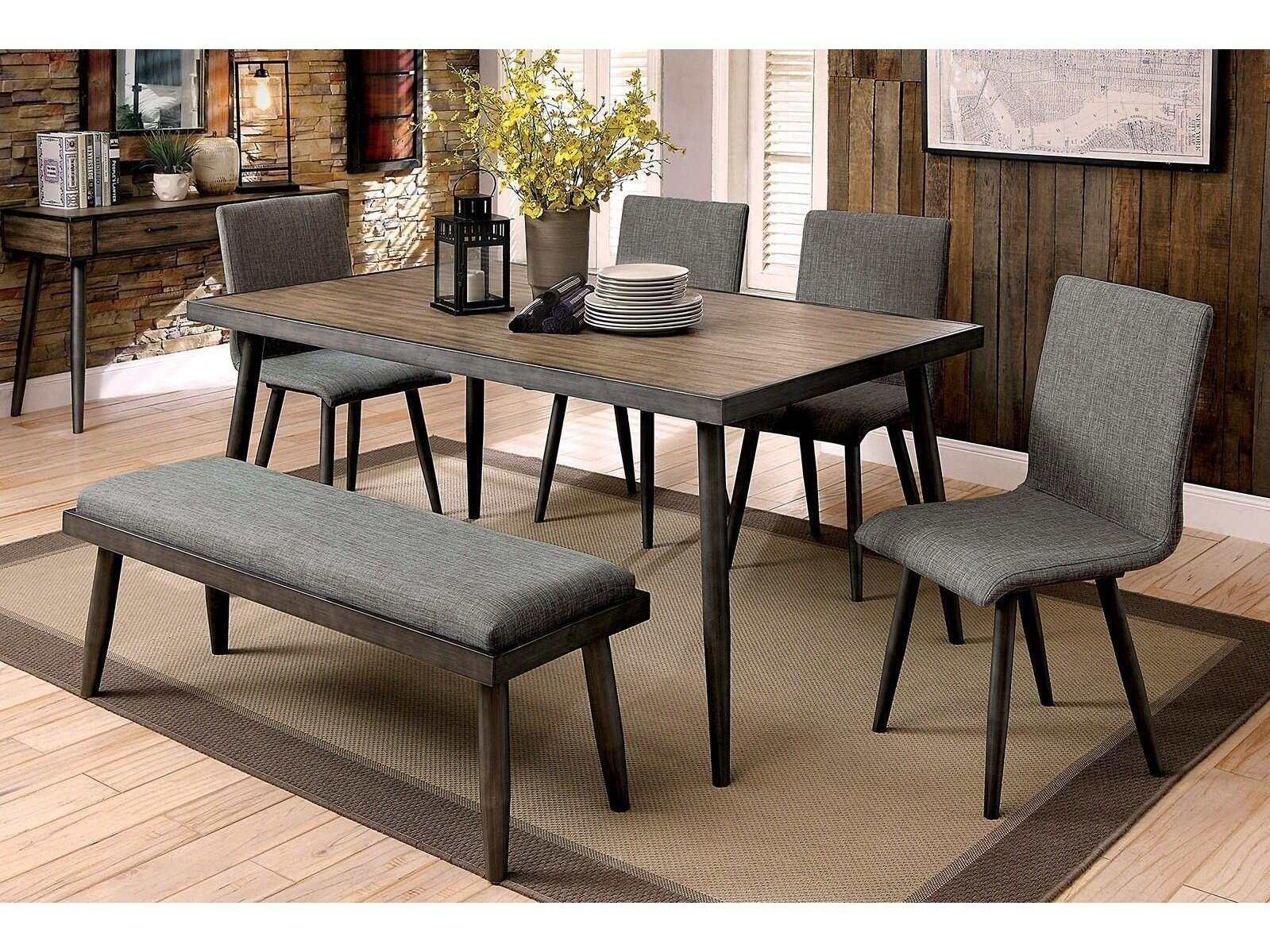 Vilhelm Gray Rectangular Dining Table