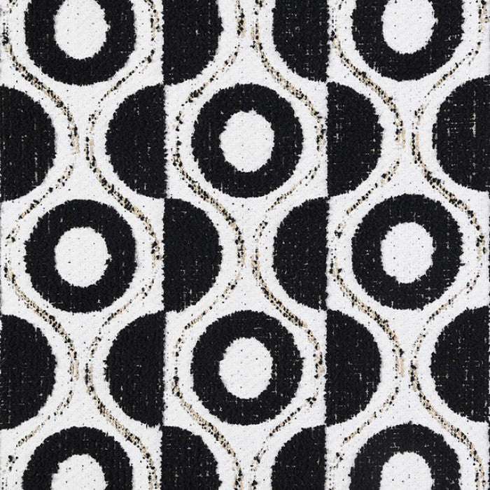 Viviani White/Black Accent Chair