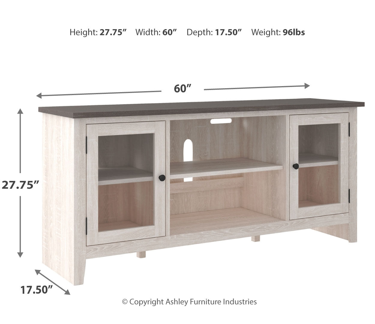 Dorrinson LG TV Stand w/Fireplace Option