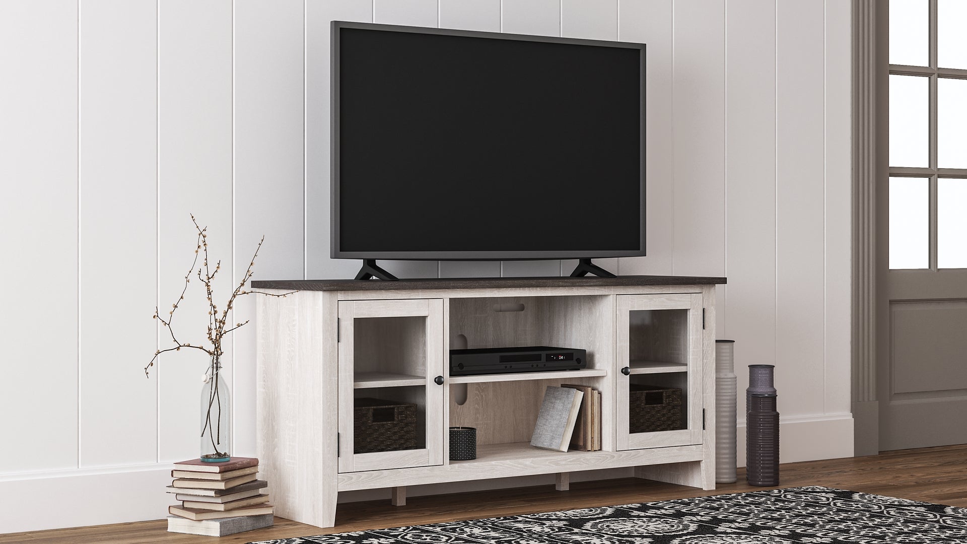 Dorrinson LG TV Stand w/Fireplace Option