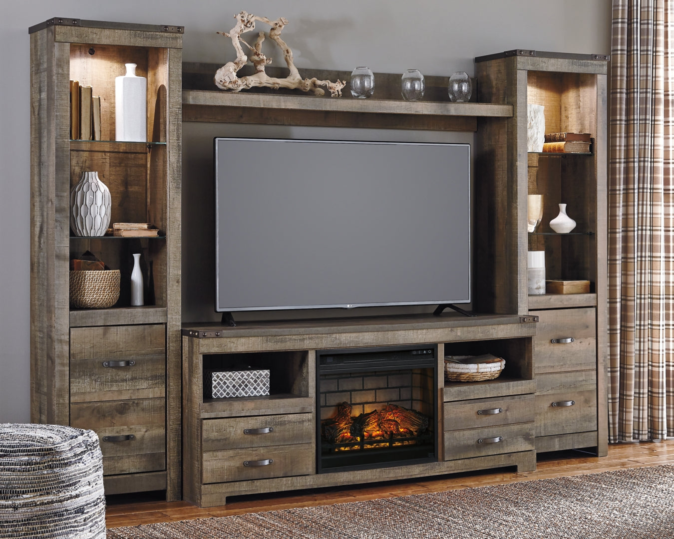 Trinell 4-Piece Entertainment Center