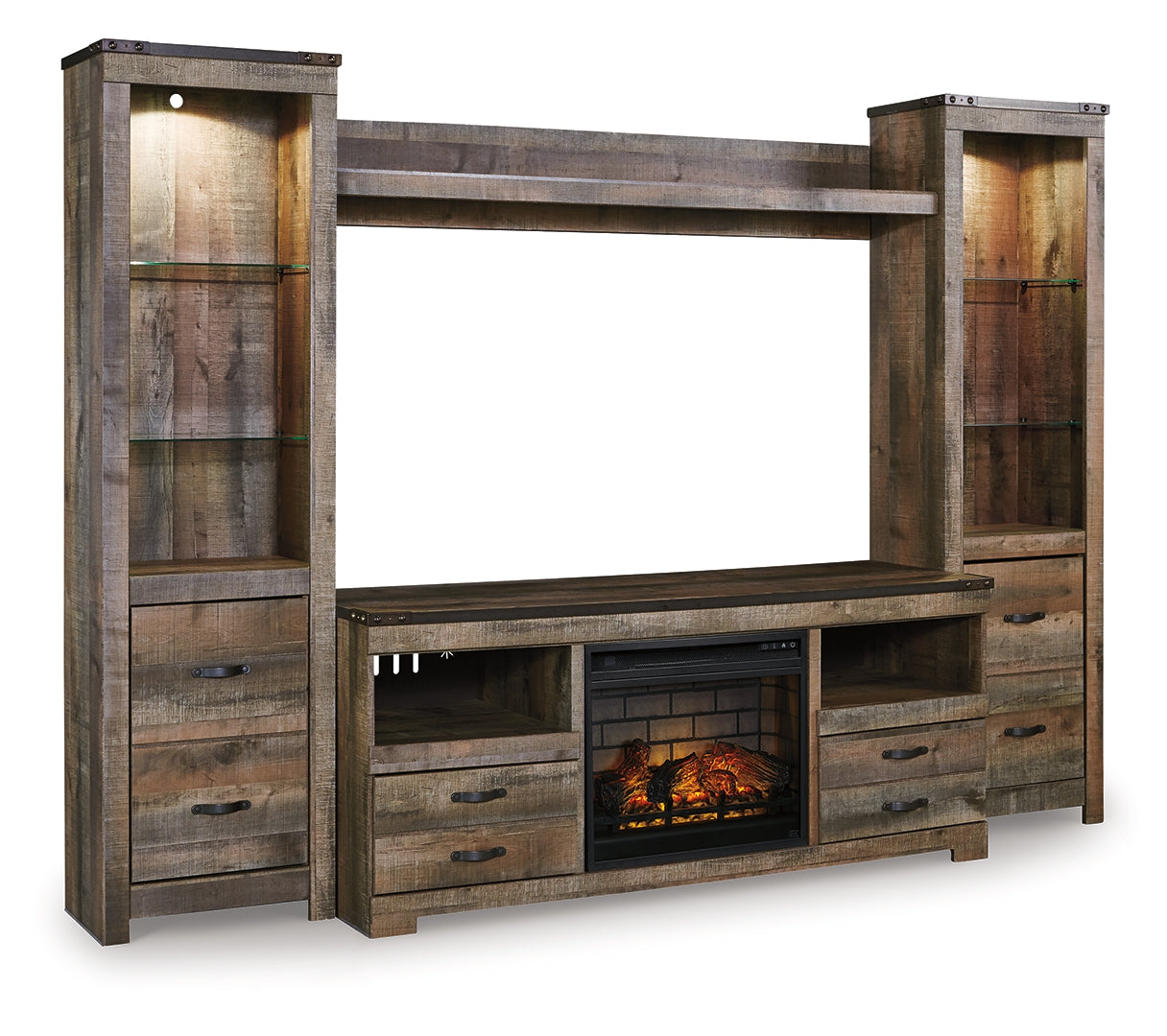 Trinell 4-Piece Entertainment Center