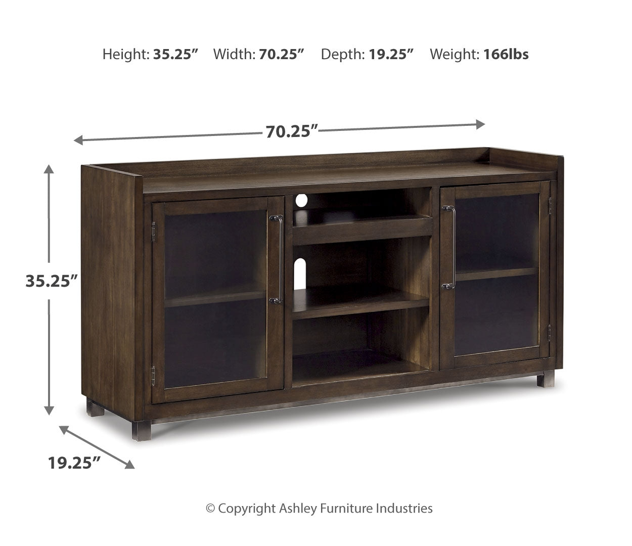 Starmore XL TV Stand w/Fireplace Option