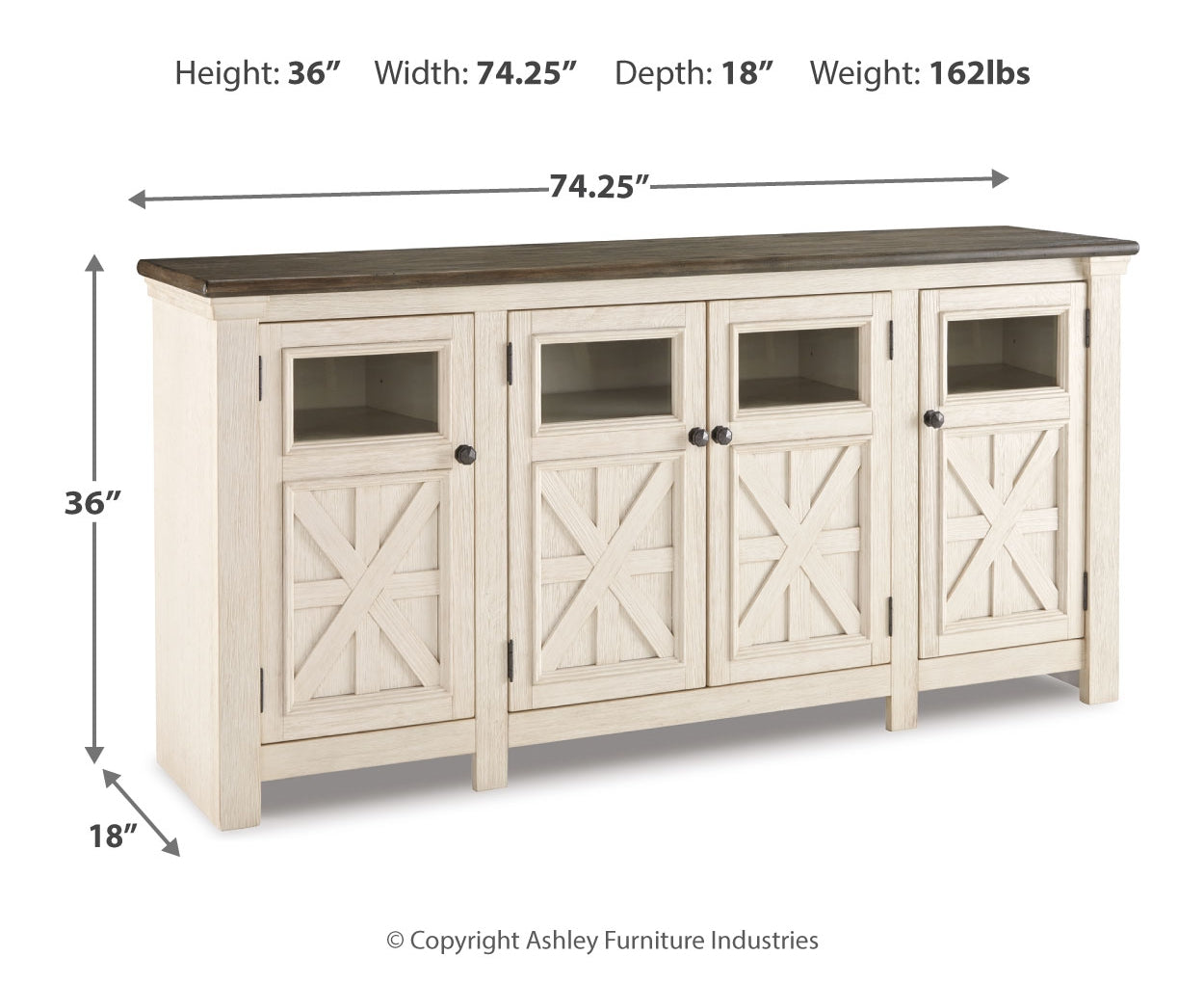 Bolanburg Extra Large TV Stand